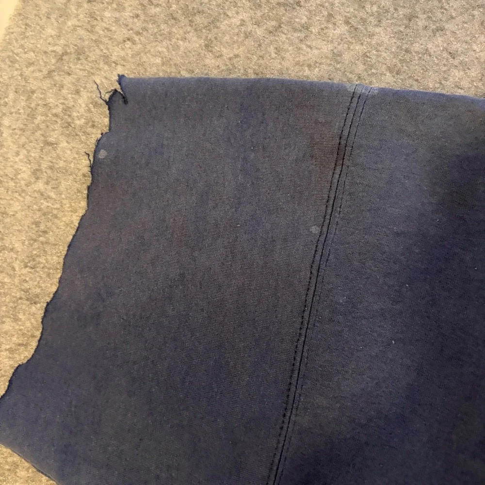 Vintage Y2K Faded Hanes Crewneck Sweatshirt Cut Sleeves Shirt Adult XL - Picture 6 of 12